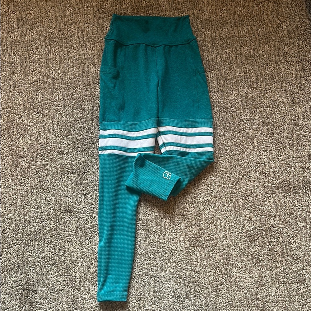 Bombshell Sportswear Blue and White Leggings